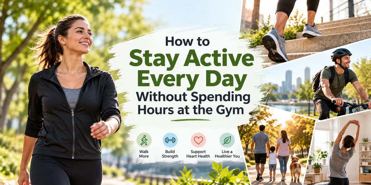How to Stay Active Every Day Without Spending Hours at the Gym